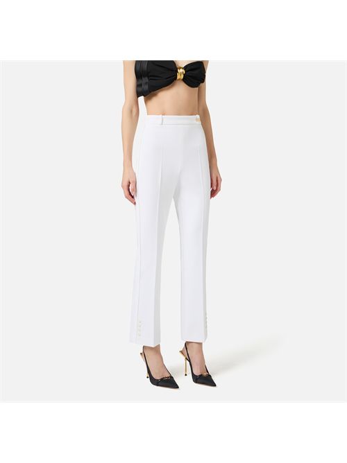 Pants woman ivory ELISABETTA FRANCHI | PA16861E2/360